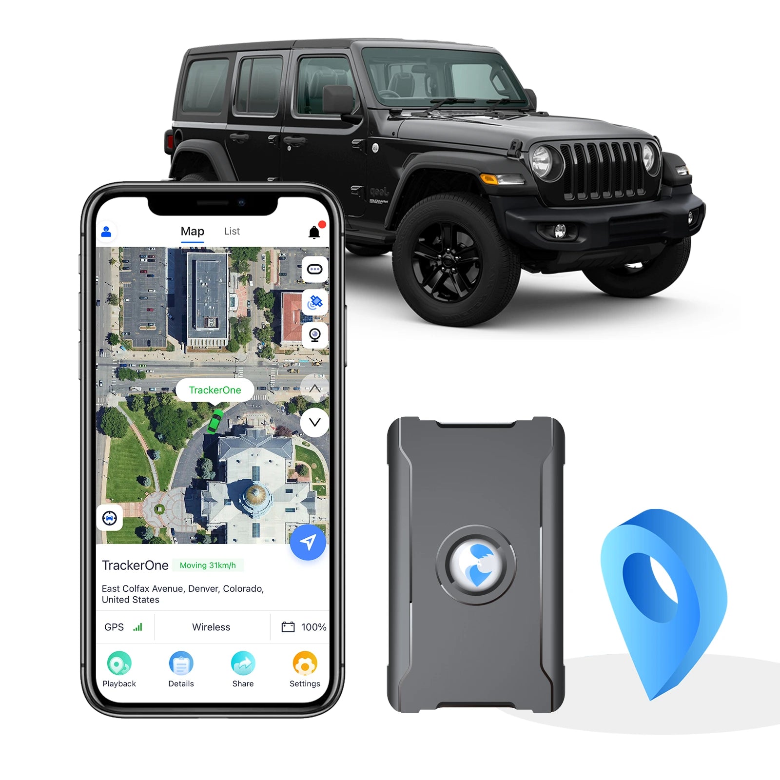 S20 - лучший GPS-трекер для автомобиля, детей, имущества и неограниченного расстояния