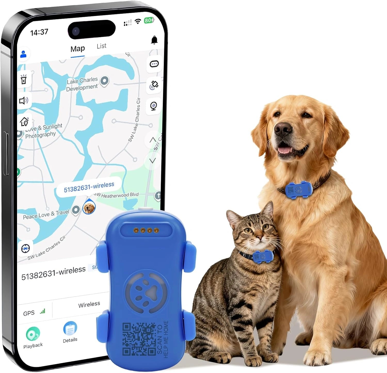 Dog Cat GPS Tracker GP30