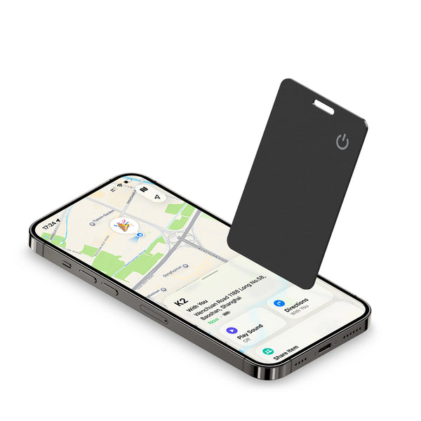 Smart Tracker Card for Apple Find My | Ultra-Slim Wallet Tracker with FREE Wireless Charger