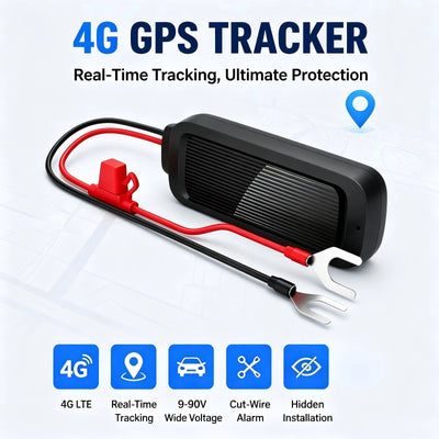 GS20 - جهاز تتبع المركبات GPS سلكي بتقنية 4G