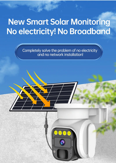 4G Solar Batteryed Celluar Camera