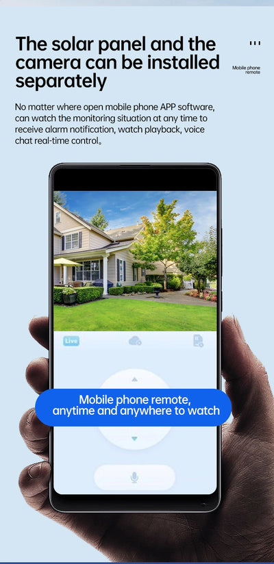 4G Solar Batteryed Celluar Camera