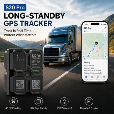 S20 Pro – 4G GPS Tracker | Global Coverage | Built-in SIM