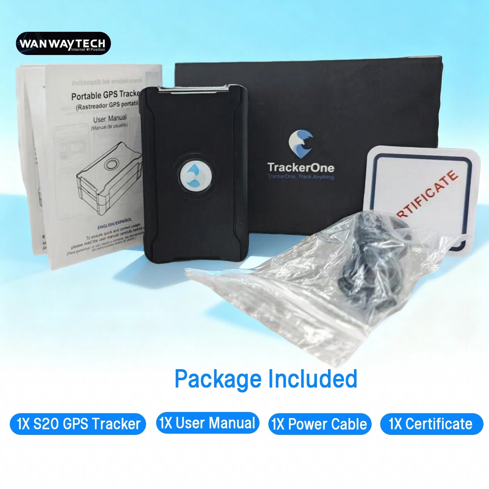 S20 - Best GPS Tracker for Car, Kids, Assets, Unlimited Distance