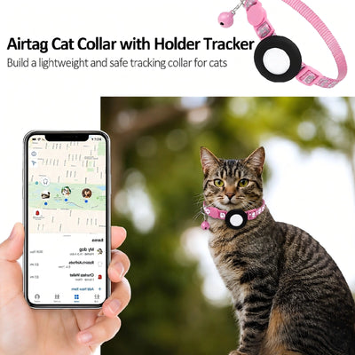 2-Pack AirTag & TrackerOne Compatible Cat Collar